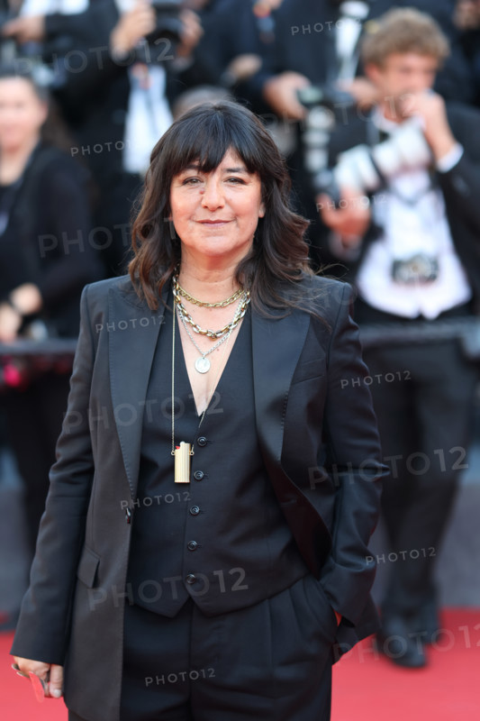 Romane Bohringer  attends the "Histoires De La Nuit" (The Birthday Party) screening during the 79th annual Cannes Film Festival at Palais des Festivals on May 22, 2026 in Cannes, France.