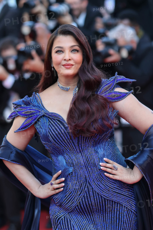 Indian actress and model Aishwarya Rai Bachchan (in Amit Aggarwal) at Histoires De La Nuit (The Birthday Party) Red Carpet during Cannes Film Festival 2026 in Cannes (France), May 22nd, 2026