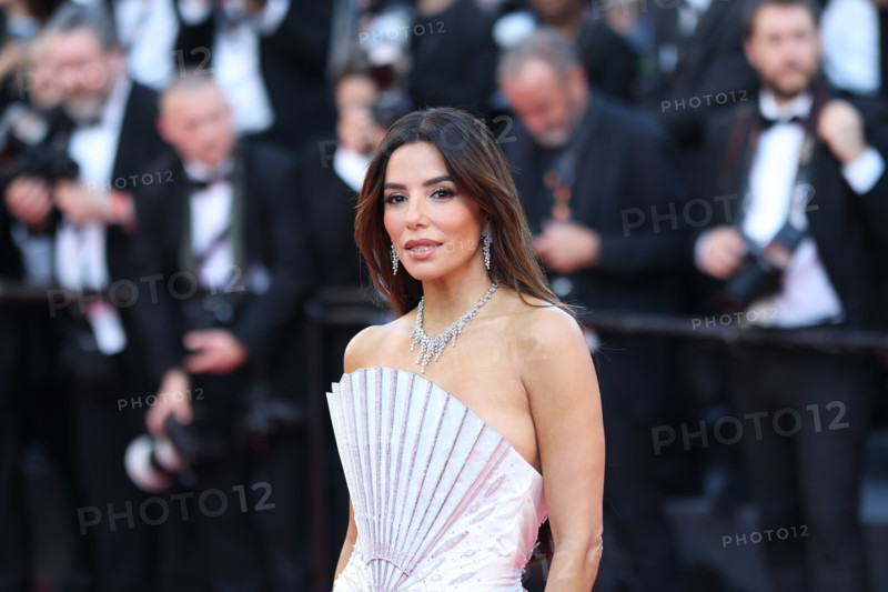 American actress Eva Longoria (in Tamara Ralph) at Histoires De La Nuit (The Birthday Party) Red Carpet during Cannes Film Festival 2026 in Cannes (France), May 22nd, 2026