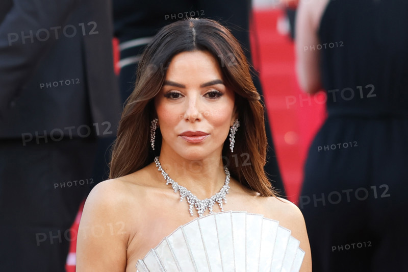 American actress Eva Longoria (in Tamara Ralph) at Histoires De La Nuit (The Birthday Party) Red Carpet during Cannes Film Festival 2026 in Cannes (France), May 22nd, 2026