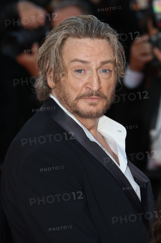 Benoit Magimel attends the "Histoires De La Nuit" (The Birthday Party) screening during the 79th annual Cannes Film Festival at Palais des Festivals on May 22, 2026 in Cannes, France.
