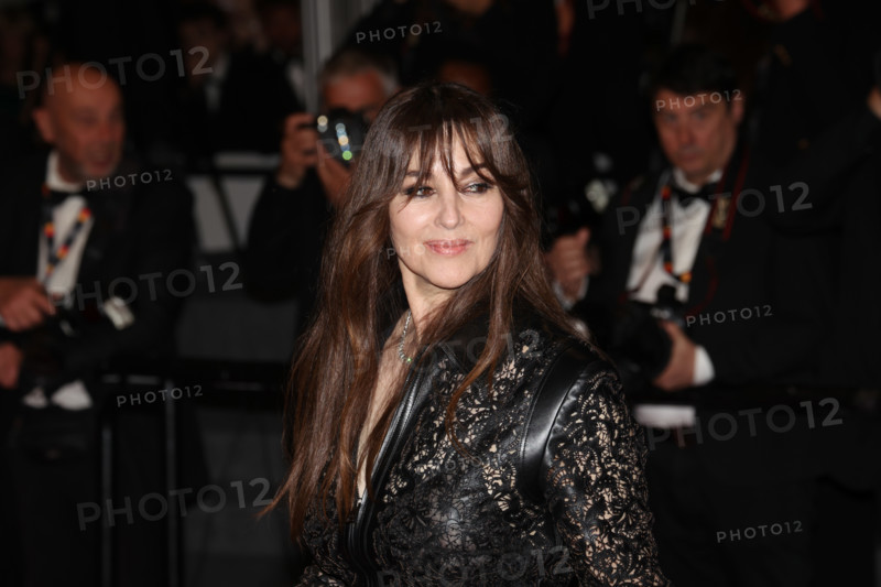 Monica Bellucci (in Fendi) attends the "Histoires De La Nuit" (The Birthday Party) screening during the 79th annual Cannes Film Festival at Palais des Festivals on May 22, 2026 in Cannes, France.