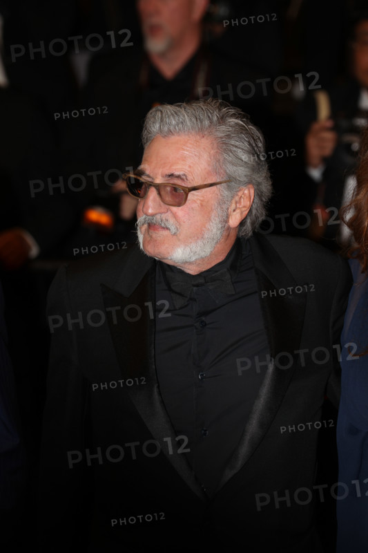 Daniel Auteuil attends the "Histoires De La Nuit" (The Birthday Party) screening during the 79th annual Cannes Film Festival at Palais des Festivals on May 22, 2026 in Cannes, France.