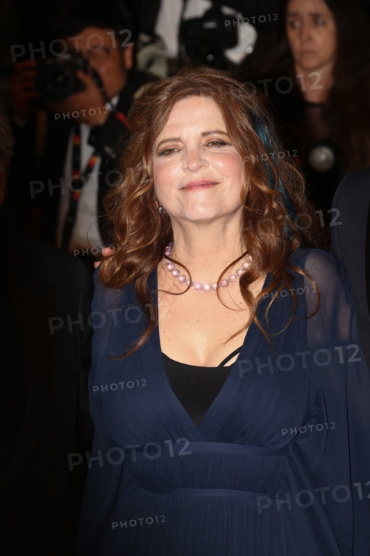 Agnès Jaoui attends the "Histoires De La Nuit" (The Birthday Party) screening during the 79th annual Cannes Film Festival at Palais des Festivals on May 22, 2026 in Cannes, France.