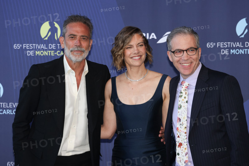 Jeffrey Dean Morgan, Lauren Cohan and Seth Hoffman
