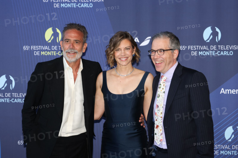 Jeffrey Dean Morgan, Lauren Cohan and Seth Hoffman