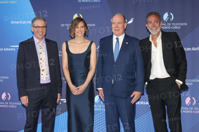 Seth Hoffman, Lauren Cohan, Prince Albert II of Monaco and Jeffrey Dean Morgan