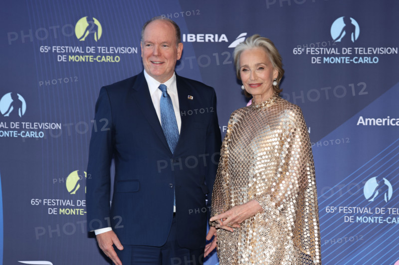 Prince Albert II of Monaco and Kristin Scott Thomas