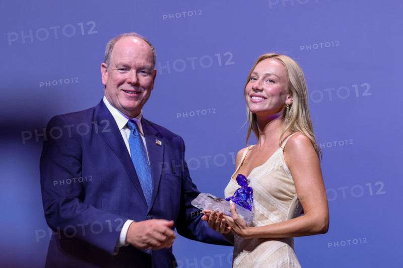 Prince Albert II of Monaco and Ester Expósito