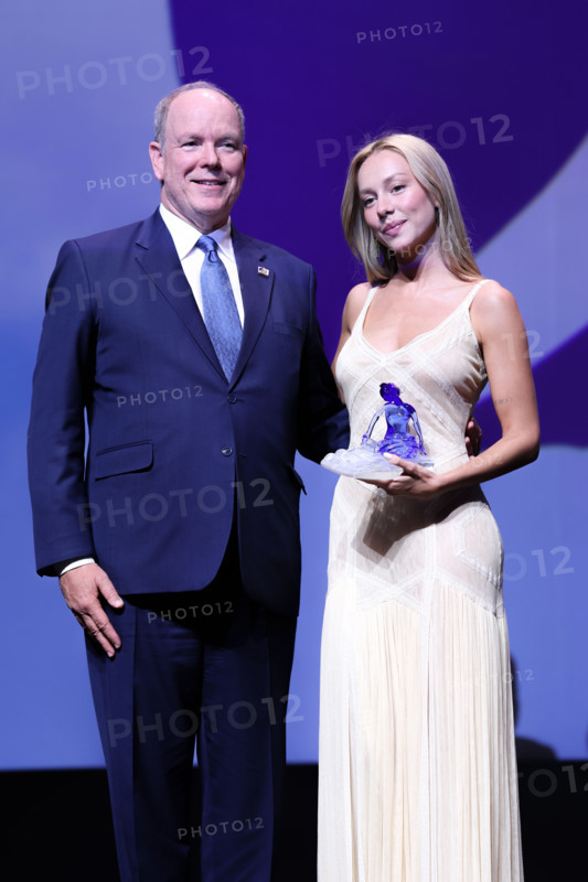 Prince Albert II of Monaco and Ester Expósito