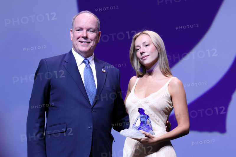Prince Albert II of Monaco and Ester Expósito