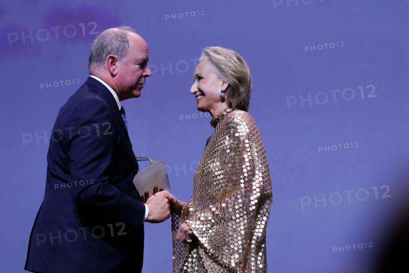 Prince Albert II of Monaco and Kristin Scott Thomas