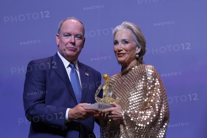 Prince Albert II of Monaco and Kristin Scott Thomas
