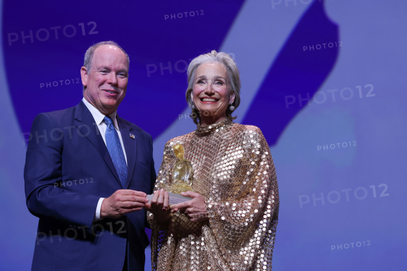 Prince Albert II of Monaco and Kristin Scott Thomas