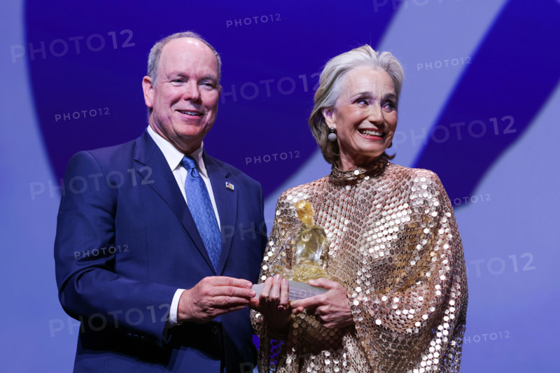 Prince Albert II of Monaco and Kristin Scott Thomas