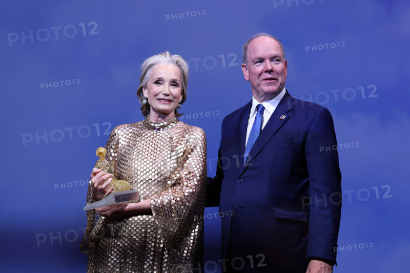 Prince Albert II of Monaco and Kristin Scott Thomas