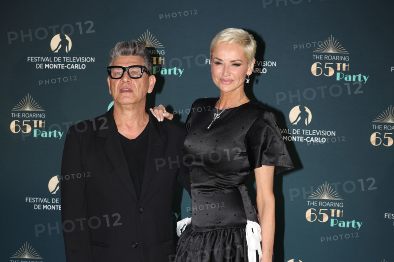 Marc Lavoine and Adriana Karembeu