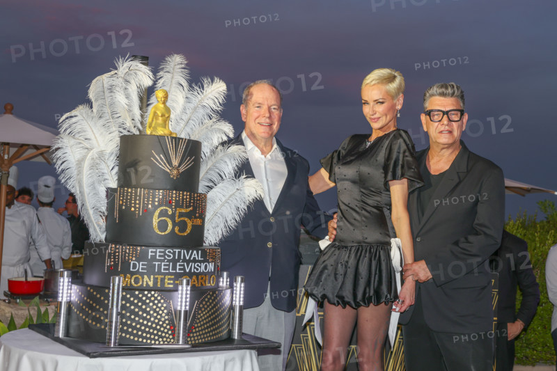 Prince Albert II of Monaco, Adriana Karembeu and Marc Lavoine