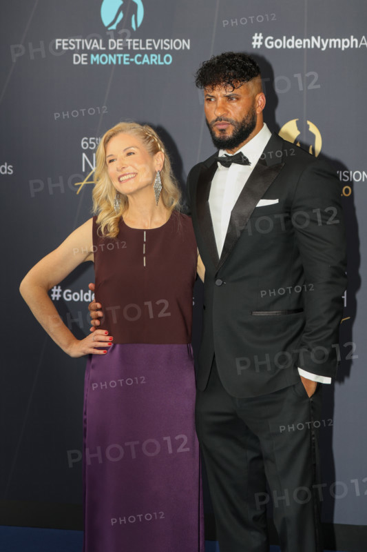 Louise Ekland and Ricky Whittle