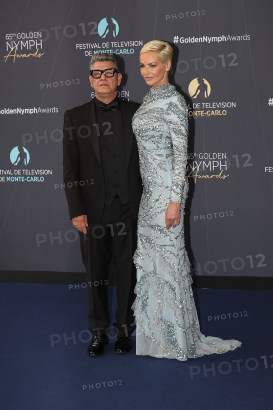 Marc Lavoine and Adriana Karembeu