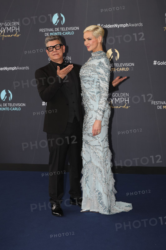 Marc Lavoine and Adriana Karembeu