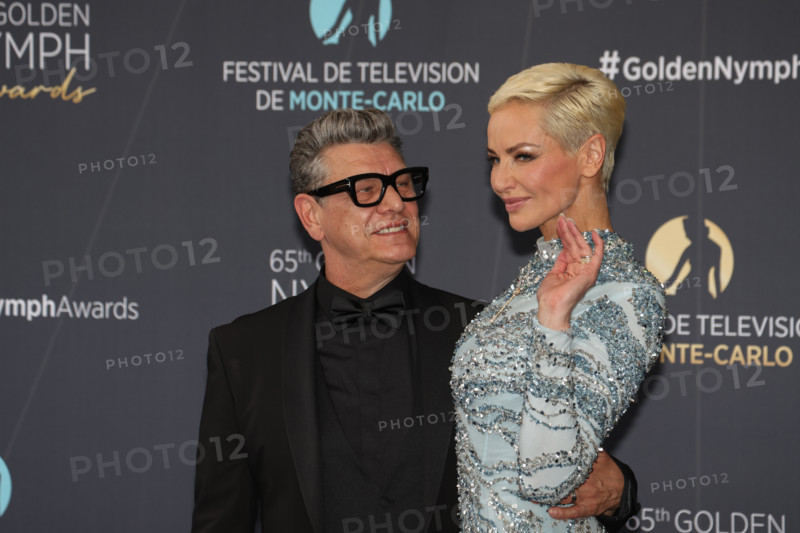 Marc Lavoine and Adriana Karembeu
