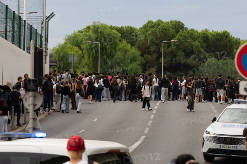 Manifestation lycéenne à Nice, le 29 septembre 2026