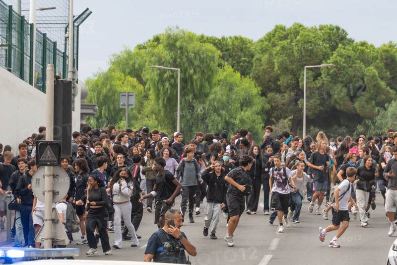 Manifestation lycéenne à Nice, le 29 septembre 2026