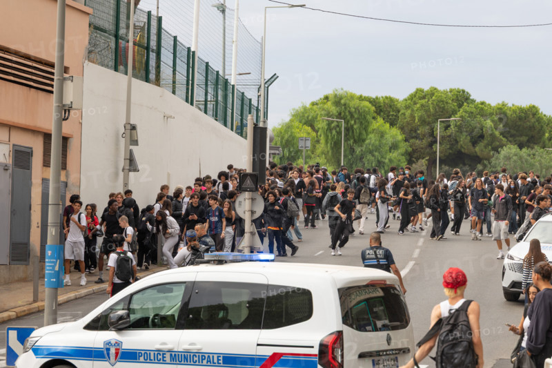 Manifestation lycéenne à Nice, le 29 septembre 2026