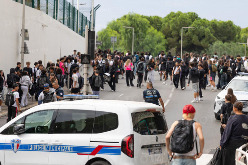 Manifestation lycéenne à Nice, le 29 septembre 2026