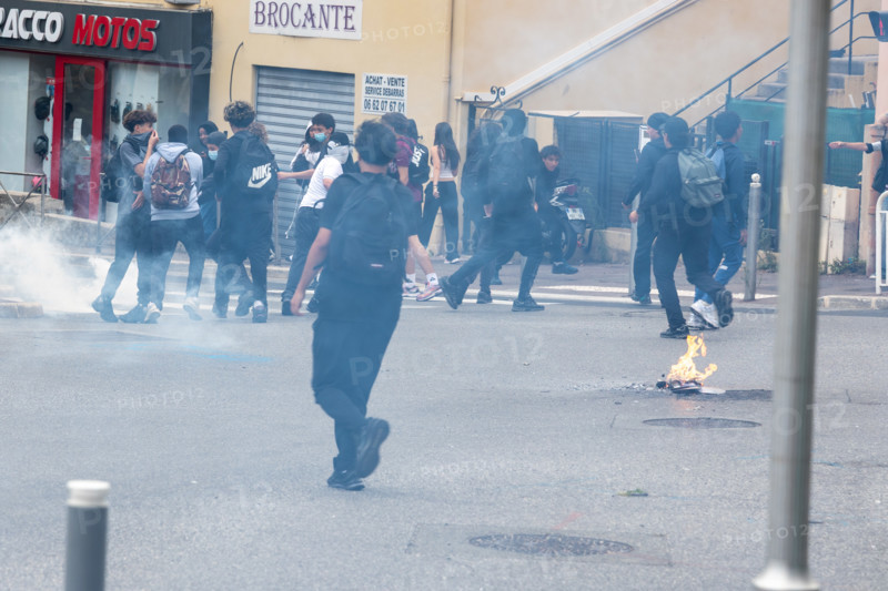 French high school students’ protest, 2026
