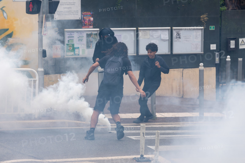 French high school students’ protest, 2026