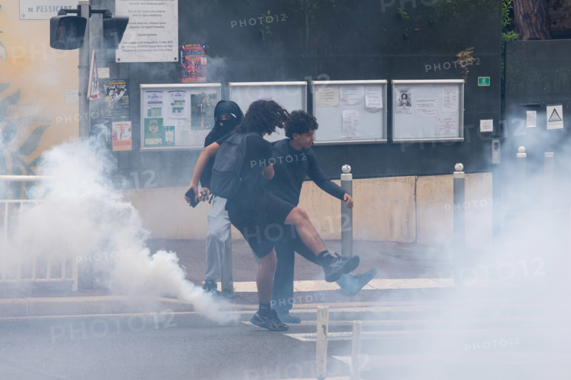 French high school students’ protest, 2026