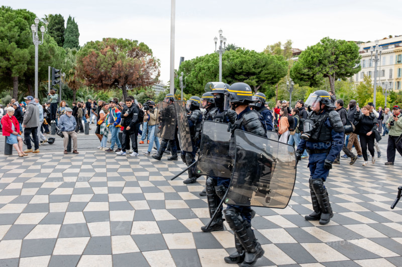 Manifestation à Nice, le 24 octobre 2026