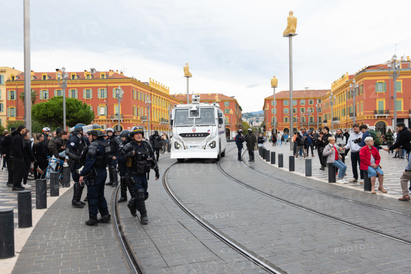 Manifestation à Nice, le 24 octobre 2026