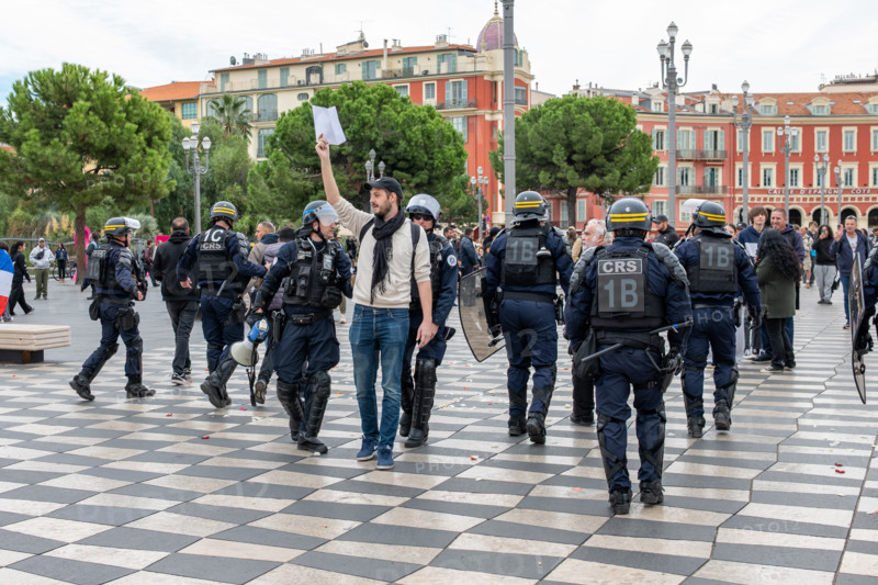 Manifestation à Nice, le 24 octobre 2026