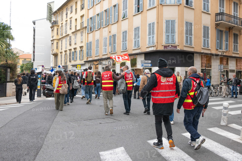 Manifestation à Nice, le 24 octobre 2026
