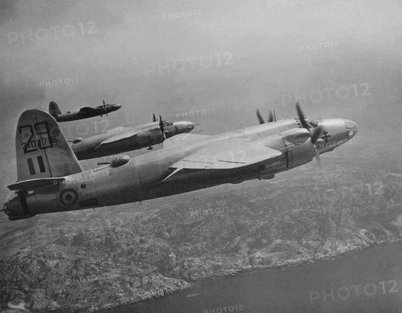 French Glenn L. Martin B-26 Marauder medium bombers, 1944.