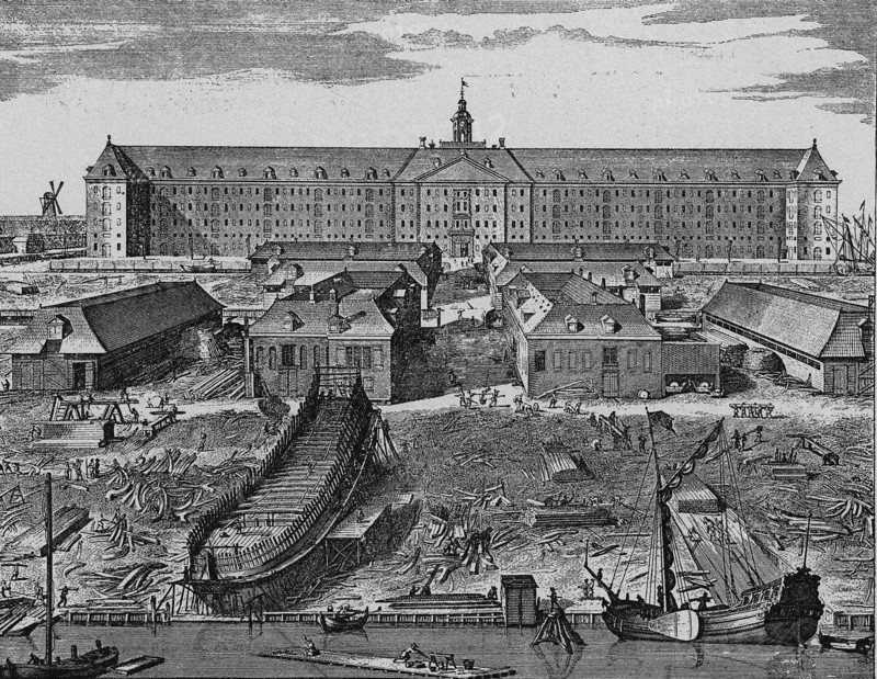 Mulder: Admiralty shipyard in Amsterdam