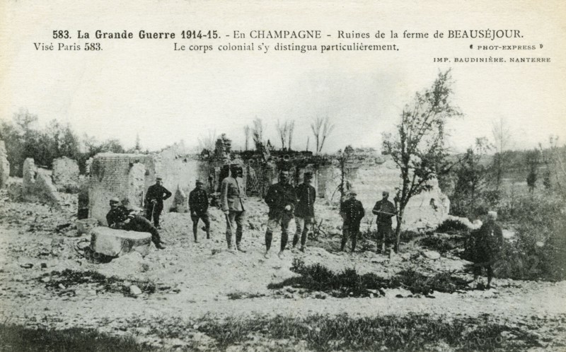 Ruins of the farm in Beauséjour
