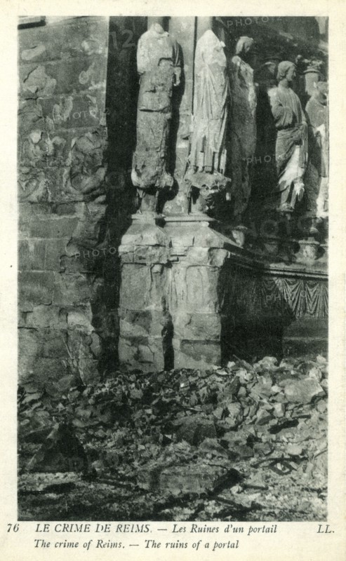Ruines de la cathédrale de Reims