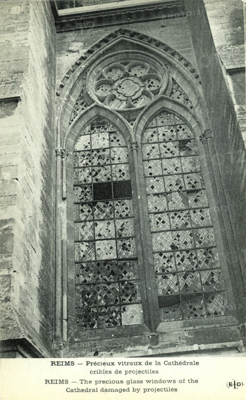 Ruines de la cathédrale de Reims