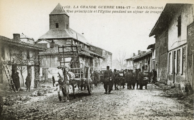 French troops in the Marne region during WWI