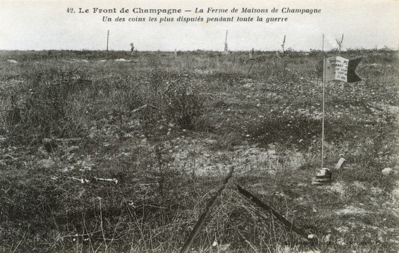 Le front de Champagne pendant la première guerre