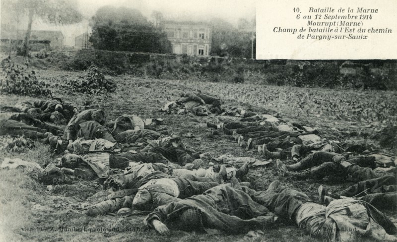 La première bataille de la Marne, 1914