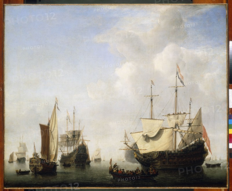 Vaisseau amiral hollandais, vers 1810