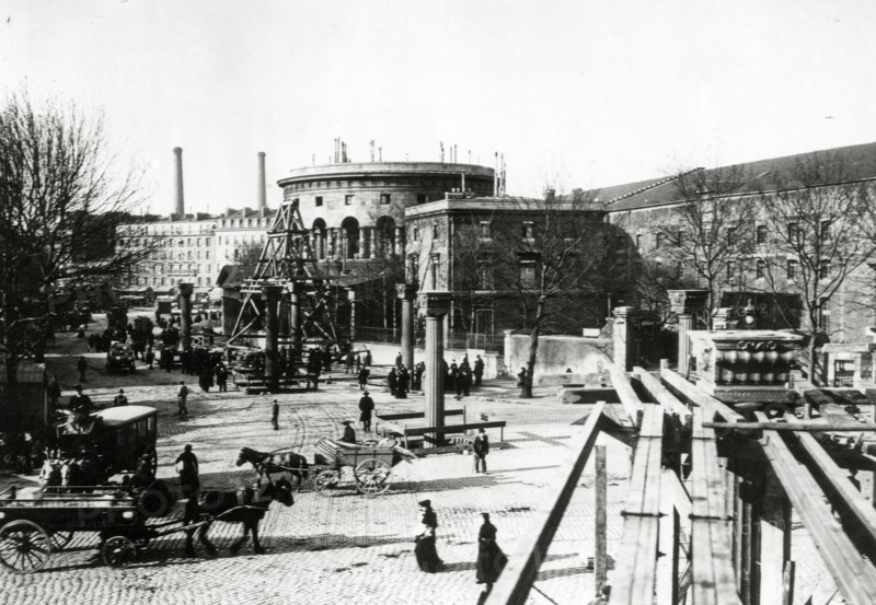 Construction du métro parisien, 1902