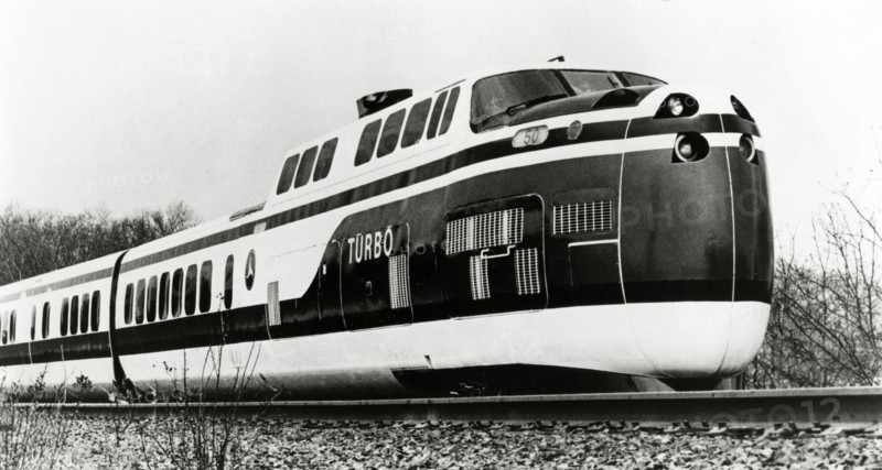 Train Turbo de la United Aircraft Corporation, 1975