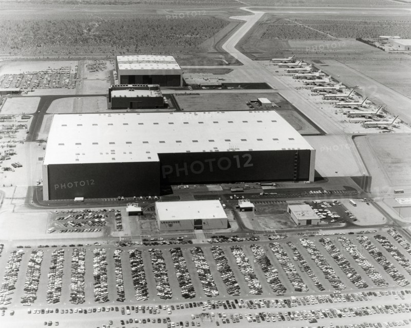 Usine d'assemblage des avions commerciaux Lockheed à Palmdale, 1971