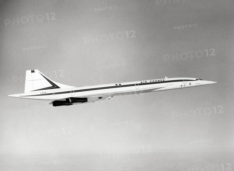 Le Concorde en vol en 1985